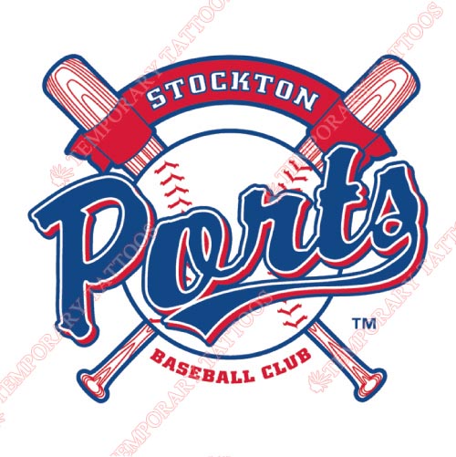 Stockton Ports Customize Temporary Tattoos Stickers NO.7685